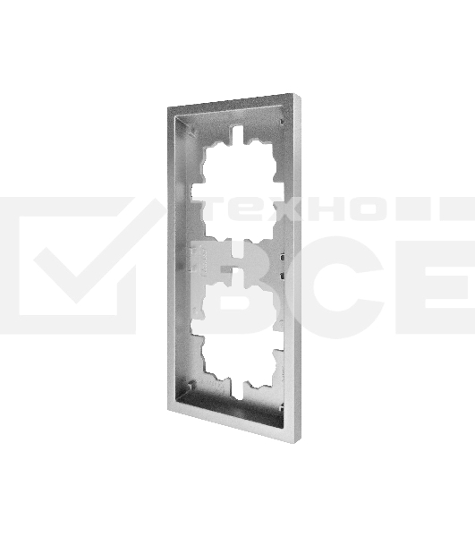 Рамка 2-мест. горизонт. ZIMA серый матовый LEZARD 704-7400-147