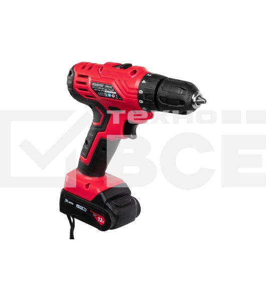 Дрель-шуруповерт аккумуляторная MTX MCDL-12-02, Аккумуляторная, 12В, 2 АКБ, Кейс