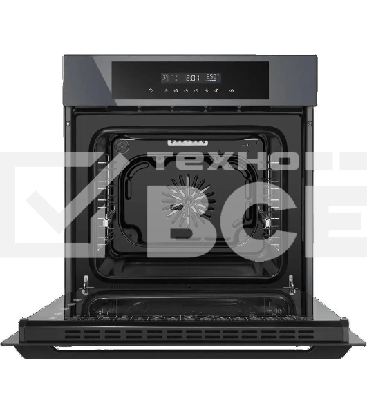 Шкаф духовой электрический Maunfeld AEOD60103G1, 60л, дверца с 3 стеклами, графит