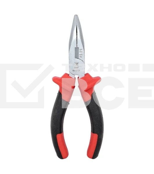Длинногубцы EKF dgi-160-mas изогнутые, 160 мм Master Basic