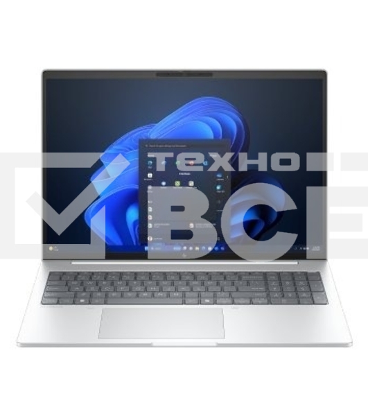 Ноутбук HP EliteBook 8 G1i 16 U7 255H,16' 2.5k (2560x1600) IPS 400cd 120Hz IR AG,32Gb DDR5-5600MHz(2),1Tb SSD NVMe,Al Case,62Wh,FPS,ENG Kbd Backlit,1.69kg,Silver,1y,DOS