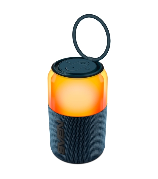Колонка портативная SVEN PS-130 blue (10 Вт, USB, Bluetooth, питание от USB/аккумулятора)