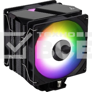 Кулер для процессора AeroCool / Formula Rime 4 черный, 120 мм, алюминий/медь, 1800 об/мин, 34 дБ, 4 pin, 230 Вт, 155 мм