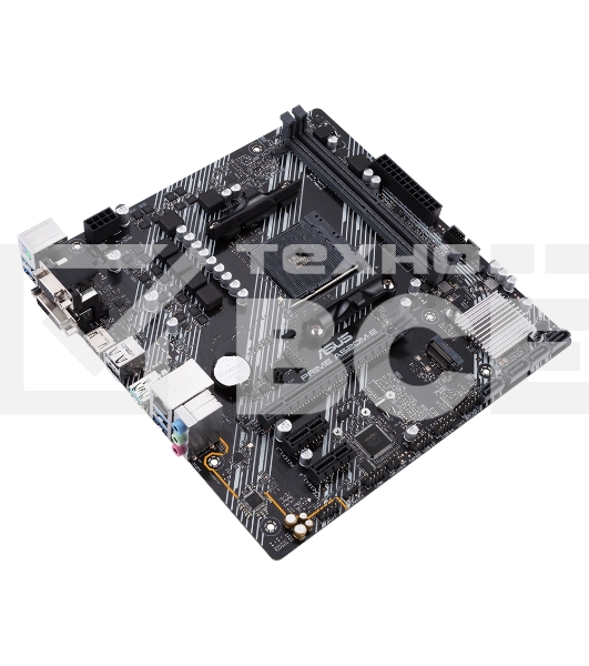 Материнская плата ASUS PRIME A520M-E/CSM, AM4, AMD A520, 2xDDR4, 4xSATA, 1xM.2, 1xPCIe 3.0 x16, 2xPCIe x1, 1xDVI-D, 1xHDMI, 1xVGA, 1x 1Gb LAN, 1xUSB-A 3.2 Gen 2, 2xUSB-A 2.0, 4xUSB-A 3.2 Gen 1, 3x3.5 мм, 7.1, mATX