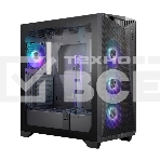 Компьютерный корпус MSI MPG GUNGNIR 300R AIRFLOW Midi Tower, EATX, 2xUSB 3.2 Gen 1, 1xUSB 3.2 Gen2 Type-C,4x120mm PWM ARGB Fan, ARGB+PWM Control Board, Tempered Glass Window, фото2