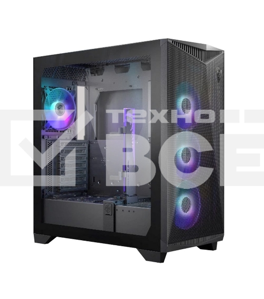 Компьютерный корпус MSI MPG GUNGNIR 300R AIRFLOW Midi Tower, EATX, 2xUSB 3.2 Gen 1, 1xUSB 3.2 Gen2 Type-C,4x120mm PWM ARGB Fan, ARGB+PWM Control Board, Tempered Glass Window