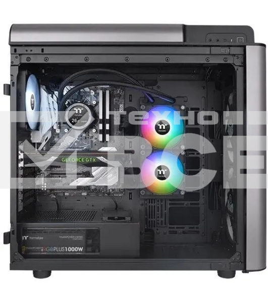 Система водяного охлаждения Thermaltake TH240 V2 Ultra ARGB Soc-AM5/AM4/1151/1200/1700 черный 4-pin 25.8dB Al+Cu LCD Ret (CL-W383-PL12SW-A)