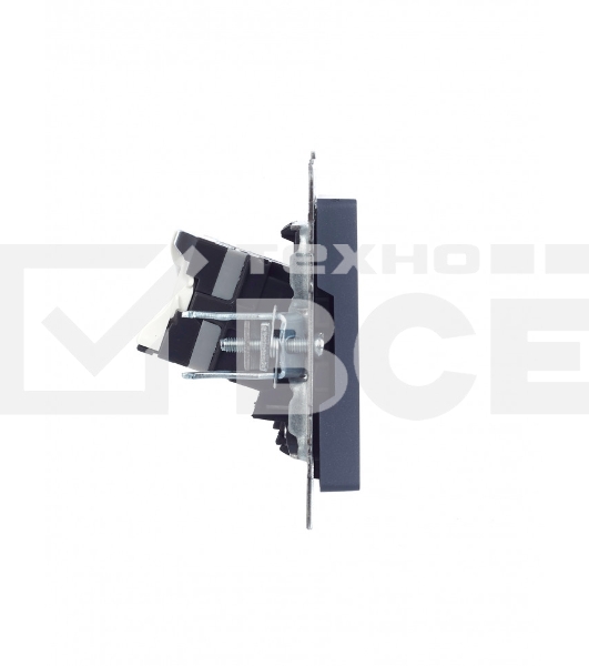 Розетка компьютерная IEK BRITE РК10-БрМ RJ45 кат.5E маренго