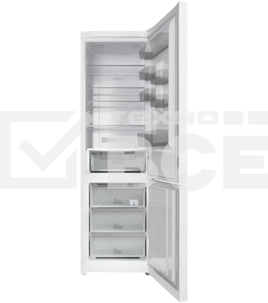 Холодильник Hotpoint HT 6200 W белый двухкамерный 240/83л морозилка снизу, No Frost