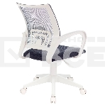 Кресло компьютерное Бюрократ CH-W695NLT TW-04 TW-12 темно-серый, сетка/ткань, крестовина пластик, пластик белый, фото16