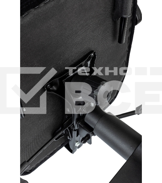 Кресло руководителя Бюрократ T-9950MSG-F Fabric черный Light-20, крестов. пластик, подст. для ног