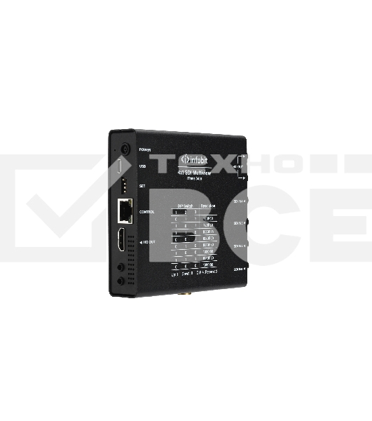 Коммутатор Infobit iTrans D401 4x1 3G SDI бесподрывный, с многооконностью