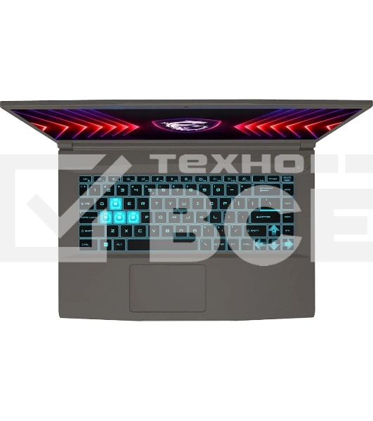 Ноутбук MSI Thin 15 B12UCX-3061XRU серый космос Intel Core i7-12650H/16Gb/SSD512Gb/RTX 2050 4Gb/15.6