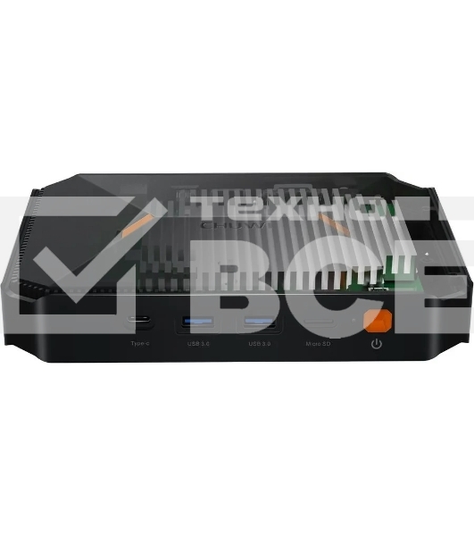 Компьютер Chuwi HeroBox  Intel N-series N100(0.8Ghz)/8192Mb/256SSDGb/Int:Intel UHD Graphics 600/BT/WiFi/war 1y/0.59kg/Black/Win11Pro + USB2.0*2/USB3.0*2/Type-C*1/HDMI*1/VGA*1/RJ45*1/WIFI6,BT5.2/bracket