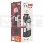 Термос LARA LR04-60 1,3 л, нержавеющая сталь, пищевой нейлон, пластмасса, силикон, фото2