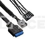 Компьютерный корпус Minitower ExeGate BAA-114U2-UNS400 (mATX, БП UNS400 с вент. 12см, 1хUSB+2хUSB 3.0, аудио, черный), фото2