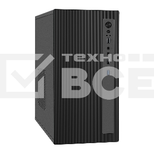 Компьютерный корпус Minitower ExeGate BAA-303MU-UNS500 (mATX, БП UNS500 с вент. 12см, 2*USB+1*USB 3.0, HD Audio, черный)