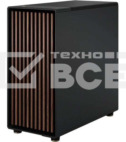 Компьютерный корпус без блока питания Case Fractal Design North XL, Full-Tower, 3x140мм, 2xUSB-A 3.0 + 1xUSB 3.2 Type-C E-ATX, ATX, mATX, mITX Wood panel Charcoal черный