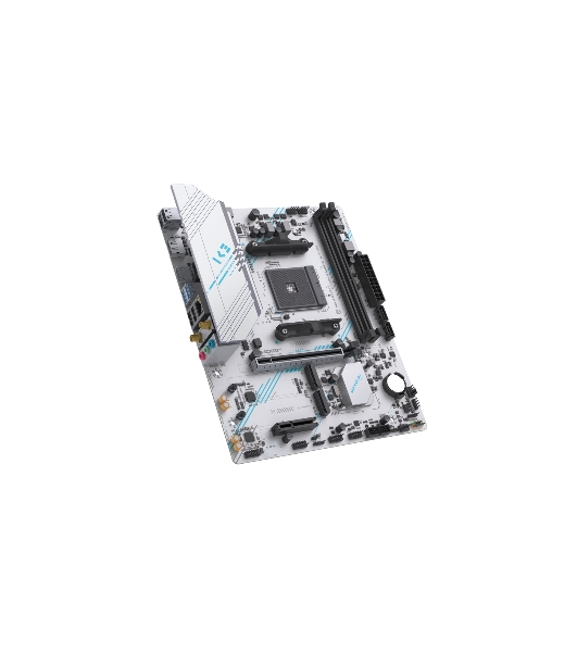 Материнская плата MAXSUN MS-B550M GAMING WIFI ICE, AM4, AMD B550, 2xDDR4, 2xSATA, 2xM.2, 1xPCIe 4.0 x16, 1xPCIe 3.0 x4, 1xHDMI, 1xDP, 1x1Gb LAN, Wi-Fi 5, Bluetooth 4.2, 2xUSB-A 5Gbps, 4xUSB-A 2.0, 3x3.5 мм, 5.1, mATX