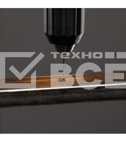 Сверло по металлу Denzel 3 мм, HSS-Tin, Golden Tip, 10 шт.