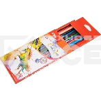 Карандаши цветные Deli EC00300 ColoRun, трехгранный профиль, тополь, 12 цветов, коробка с европодвесом, фото5