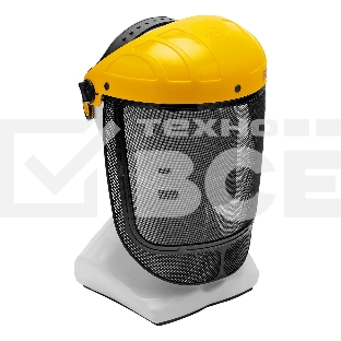 Щиток защитный лицевой с сеткой Denzel 'СВОНА' НС-01 'ЛЮКС' плавная регулировка храповик