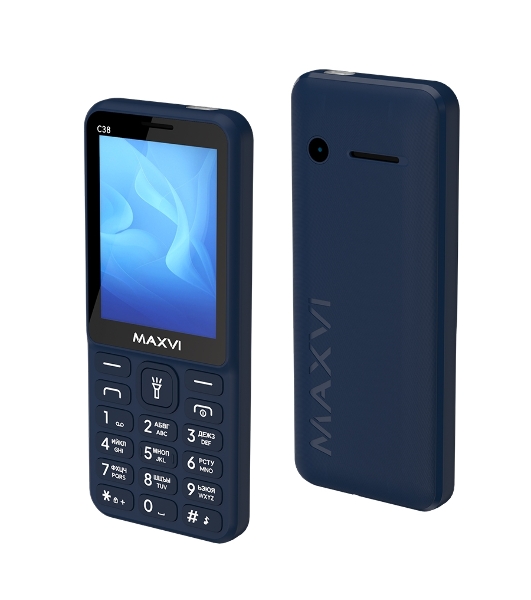 Мобильный телефон Maxvi C38 синий