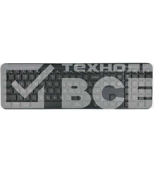 Клавиатура беспроводная Logitech K950 черный USB BT/Radio slim (920-012434)