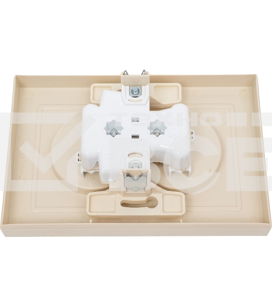 Розетка 2-м СП AtlasDesign 16А IP20 без заземл. защ. шторки в сборе беж. SE ATN000222