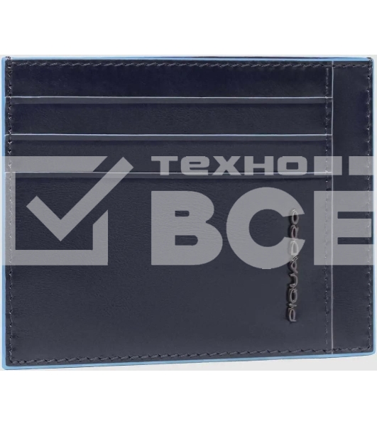 Картхолдер Piquadro Blue Square PP2762B2R/BLU2 синий, натуральная кожа