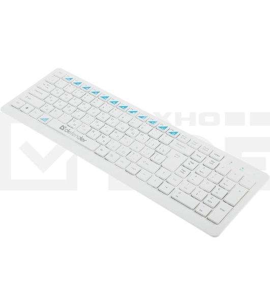 Комплект клавиатура+мышь Defender Skyline 895 беспроводной, USB, 2000 DPI, белый