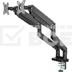 Кронштейн для мониторов Ultramounts UM731 черный 17'-35' макс.16кг крепление к столешнице поворот и наклон, фото7