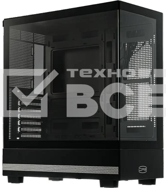 Корпус PcCooler C3Q500 BK черный без БП ATX 9x120мм 5x140мм 2xUSB3.0 audio bott PSU