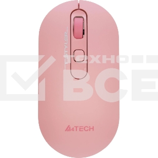 Мышь беспроводная A4Tech Fstyler FG20 розовый, 2000 dpi, радиоканал, USB, кнопки - 4