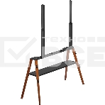 Подставка для телевизора Cactus CS-ST3647BKWN черный/орех, 49'-75' макс. 40 кг, напольный, фото5