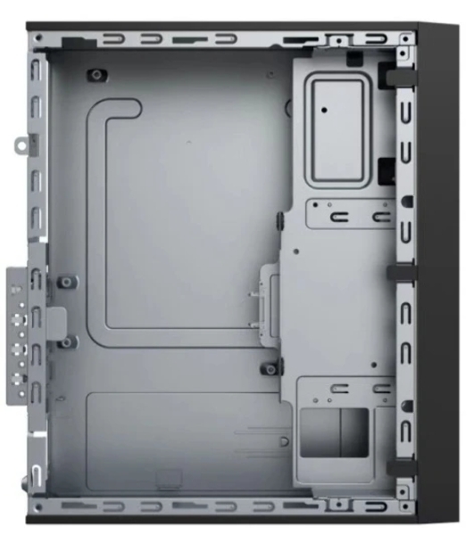 Корпус mATX Eurocase A001 черный, ABS пластик, 2*USB2.0, 2*USB3.0, HD AUDIO