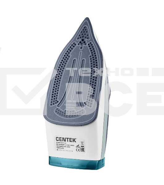 Утюг Centek CT-2319 синий/белый, 2400 Вт, 40 г/мин, 140 г/мин, 480 мл