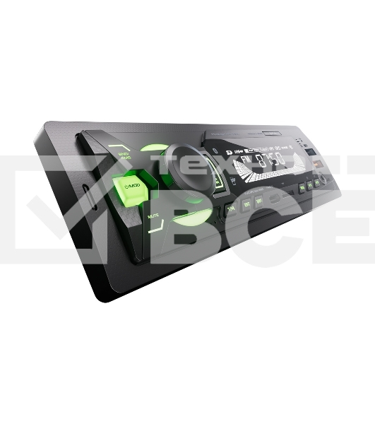 Автомагнитола AURA FIREBALL-105BT, 1 DIN, Bluetooth, USB Type-A, AUX