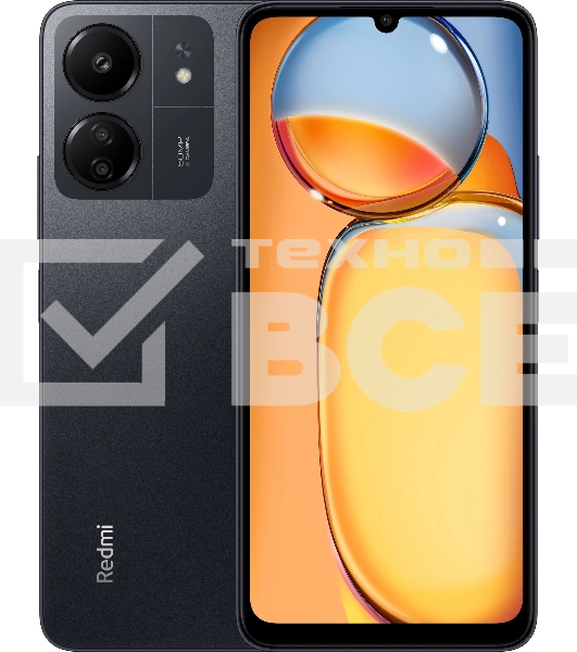 Смартфон Xiaomi Redmi 13C, 4/128Gb, черный