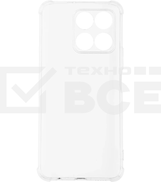 Чехол (клип-кейс) BoraSCO для Honor X6a 72472 прозрачный