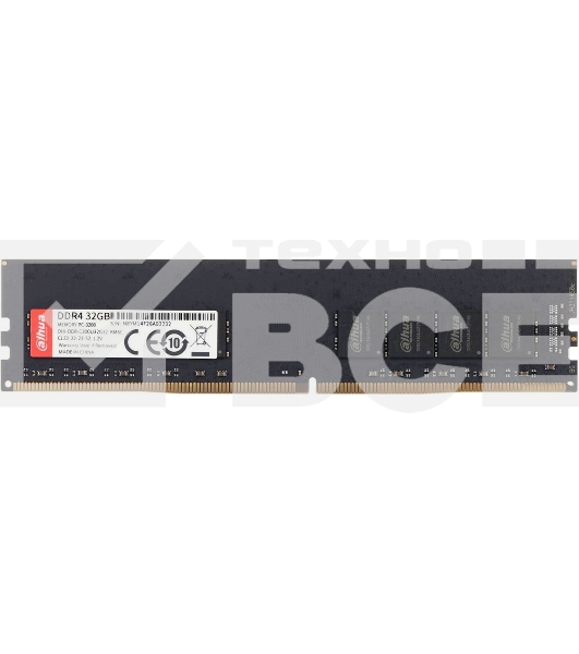 Оперативная память Dahua, DDR4, 32GB (1x32GB), 3200 MHz, CL22, DIMM