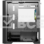 Компьютерный корпус Powercase ByteFlow Micro Black, Tempered Glass, 4х 120mm ARGB fans, ARGB HUB, чёрный, mATX  (CAMBFB-A4), фото8