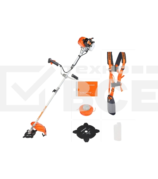 Триммер бензиновый PATRIOT PT 3555ES Country 1.8лс 32.6см3 Ф 255мм леска Ф2.4мм захват 460мм