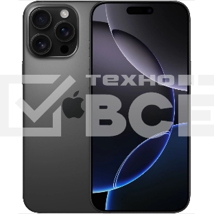 Смартфон Apple iPhone 16 Pro, 8/512Gb, черный титан