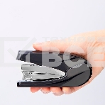 Степлер Deli 0421BLACK 24/6 26/6 (30листов) черный 50скоб коробка, фото4