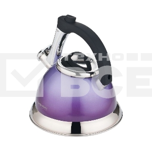Чайник для плиты VENSAL Jeune Myrtille 3004VS Vensal Jeune Myrtille 3л с ручкой из термост. пластика, система открывания на ручке
