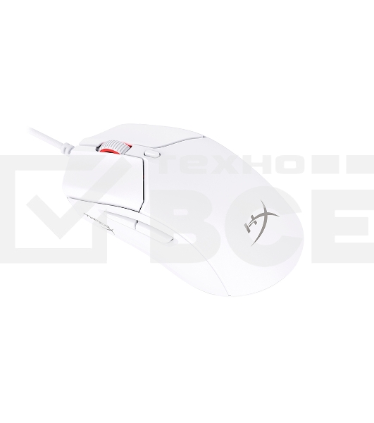 Мышь проводная HyperX Pulsefire Haste 2 белый, 26000 dpi, USB, кнопки - 6