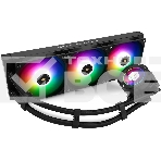 Система водяного охлаждения Thermalright Core Vision 360 ARGB Soc-AM5/AM4/1200/1700/1851 черный 4-pin 28.1dB Al LCD Ret (C-VISION-360-BL-ARGB), фото 1