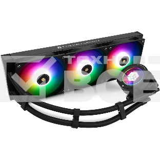 Система водяного охлаждения Thermalright Core Vision 360 ARGB Soc-AM5/AM4/1200/1700/1851 черный 4-pin 28.1dB Al LCD Ret (C-VISION-360-BL-ARGB)