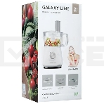Кухонный комбайн Galaxy Line GL 2312, белый, пластиковая чаша 1,2 л, 1000 Вт, 2 скорости, импульсный режим, фото3